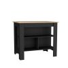 Kitchen Island Ada with Ample Shelving