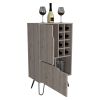 Serbia Kitchen Island, One Cabinet, Four Open Shelves