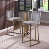 Woker Furniture Bar Stools Set of 2 Counter Height 26" Bar Stools with Back