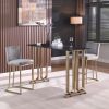 Woker Furniture Bar Stools Set of 2 Counter Height 26" Bar Stools with Back